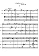String Quartet No.1 in D – 1st Movement